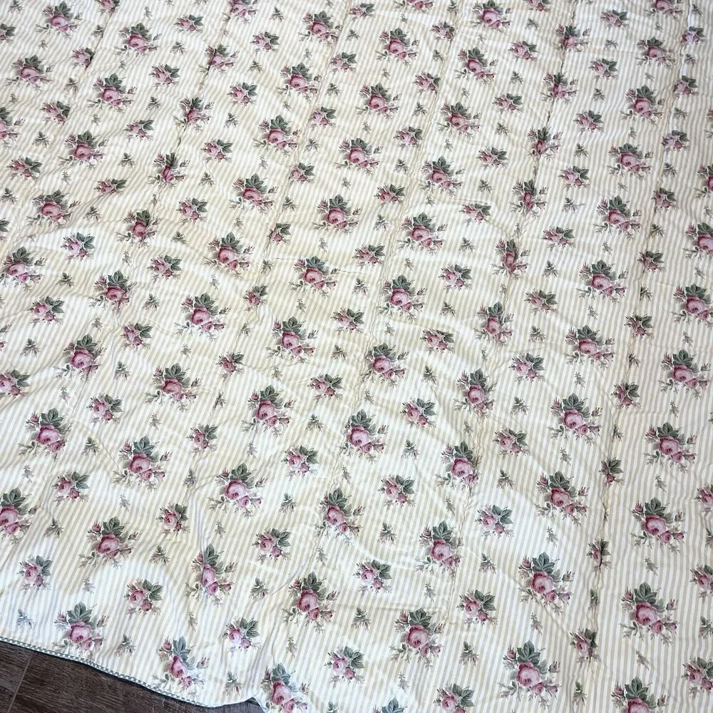VTG Ralph Lauren Sophie Brooke Floral Twin Comforter Pillow Sheet Bed Skirt